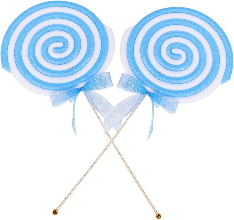 Cabilock 2 Pack Realistic Fake Lollipop Props For Photography And Decoration - Image 1